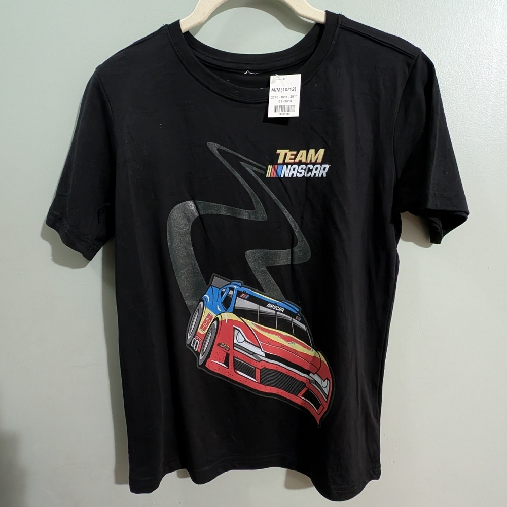 NEW NASCAR Crew Neck Tee Youth M (10/12) *Q22